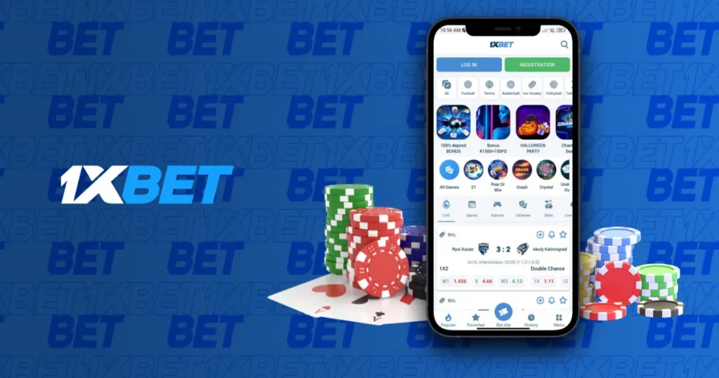 Mobile Application for sports betting from 1xBet Japan